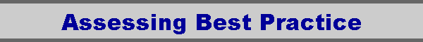 Assessing Best Practice