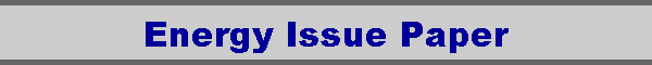 Energy Issue Paper