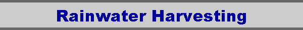 Rainwater Harvesting