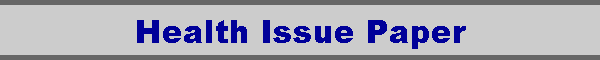 Health Issue Paper