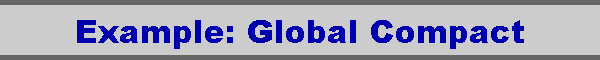 Example: Global Compact