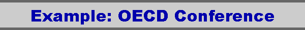 Example: OECD Conference