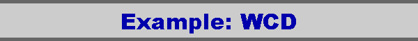 Example: WCD