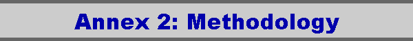 Annex 2: Methodology