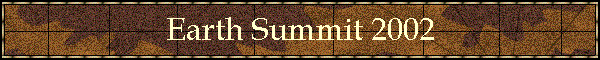 Earth Summit 2002