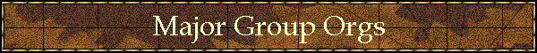 Major Group Orgs